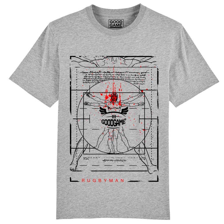 T-shirt unisexe vitruve gris