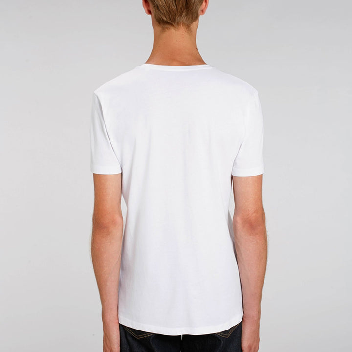 T-shirt  Col V blanc Vitruve