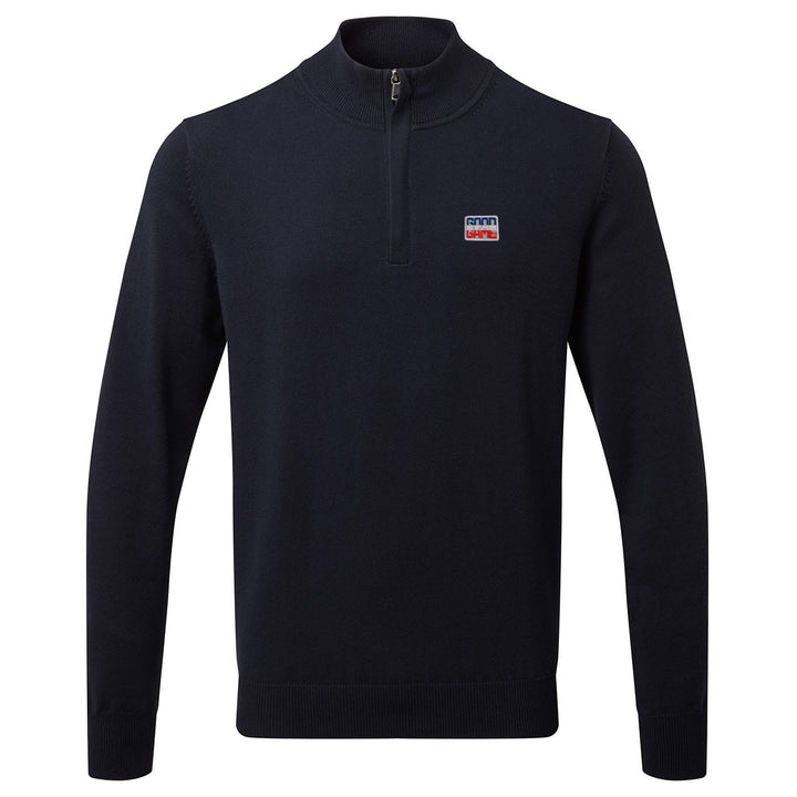 Pull homme zip 1/4 french
