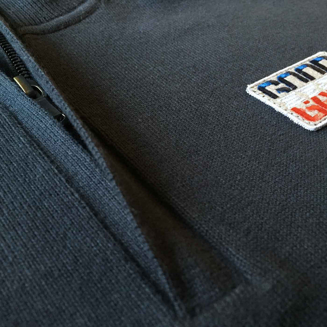 Pull homme zip 1/4 french