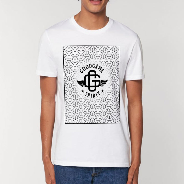 T-shirt pattern blanc