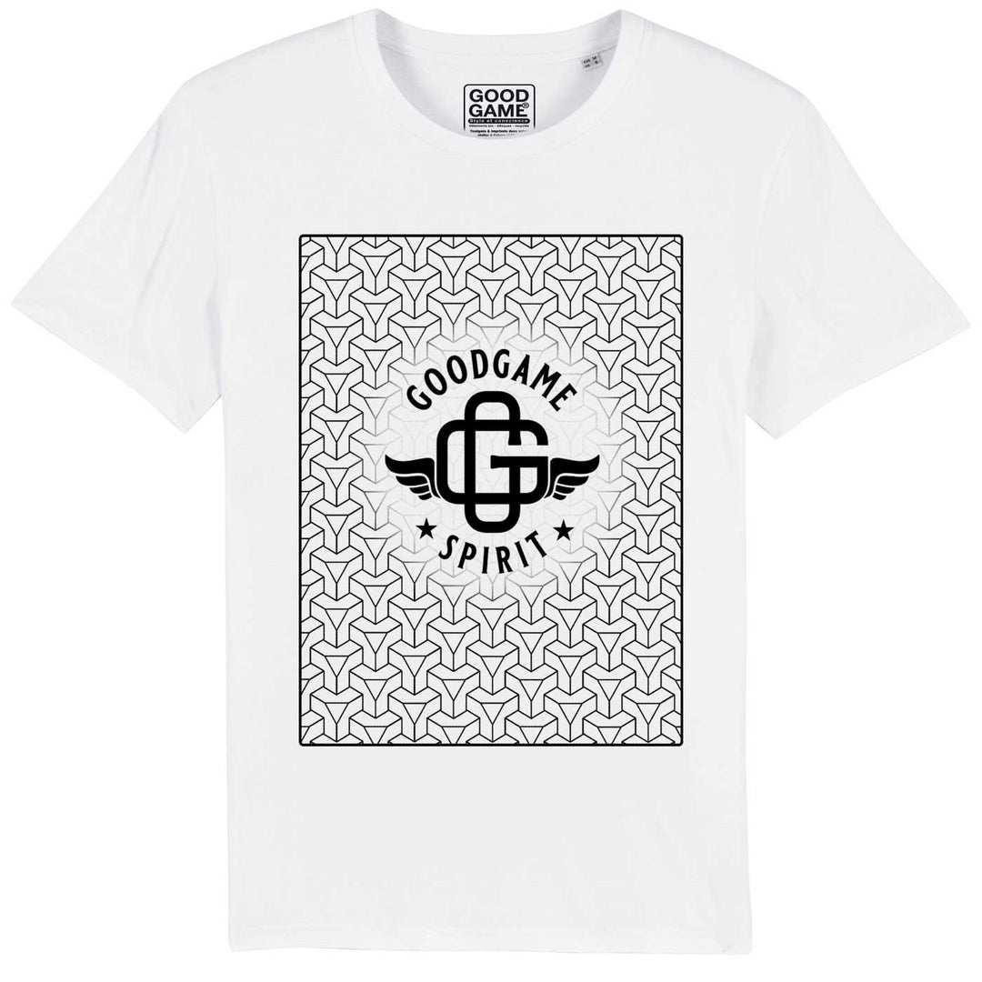 T-shirt pattern blanc