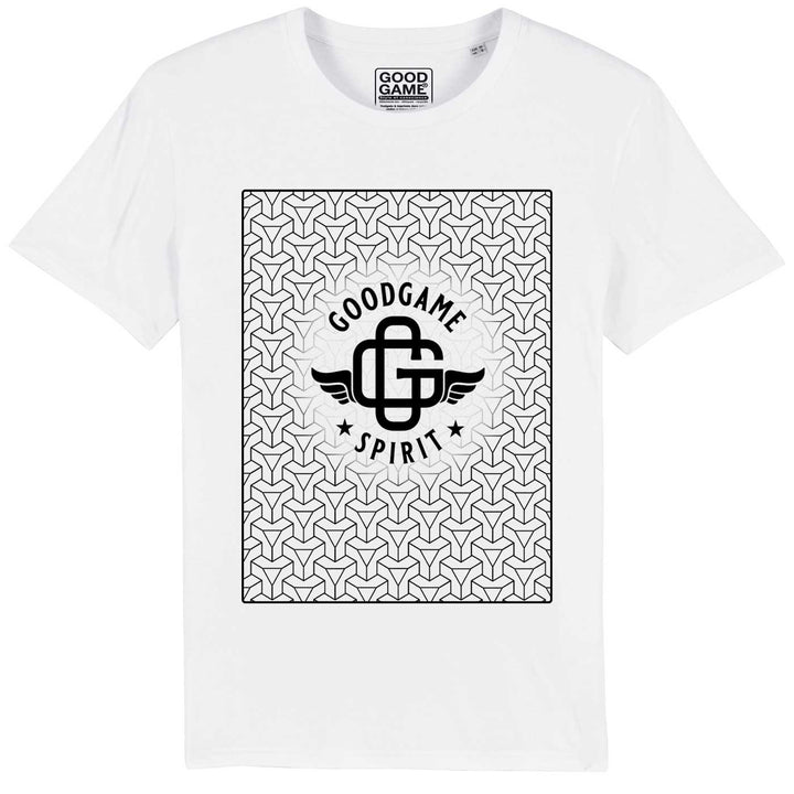 T-shirt pattern blanc