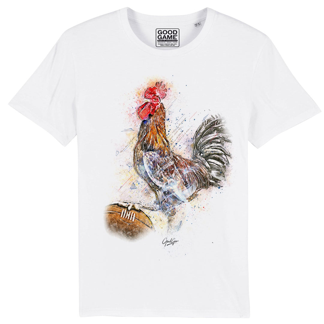 T-shirt  coq Blanc
