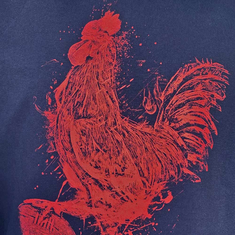 T-shirt  coq marine