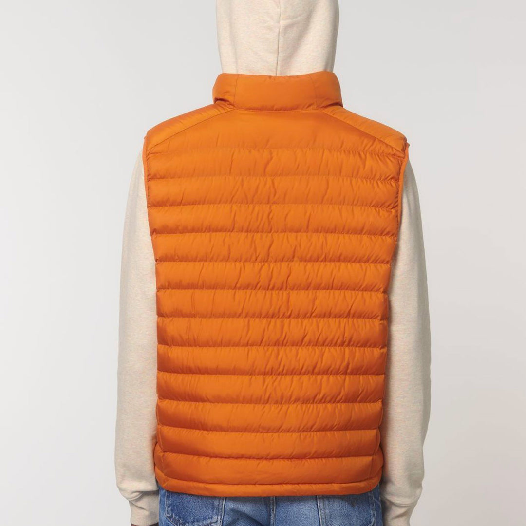 Doudoune sans manches éco responsable Orange