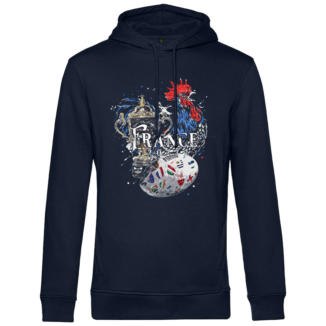 Sweat capuche coupe du monde marine