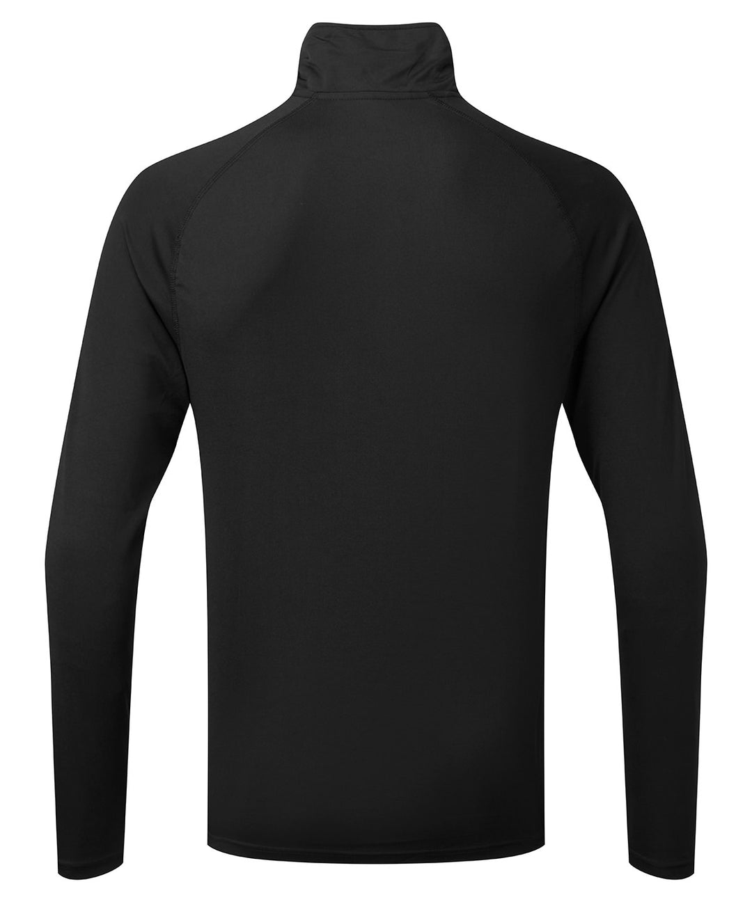 T-shirt performance  zip 1/4 - Noir et rouge