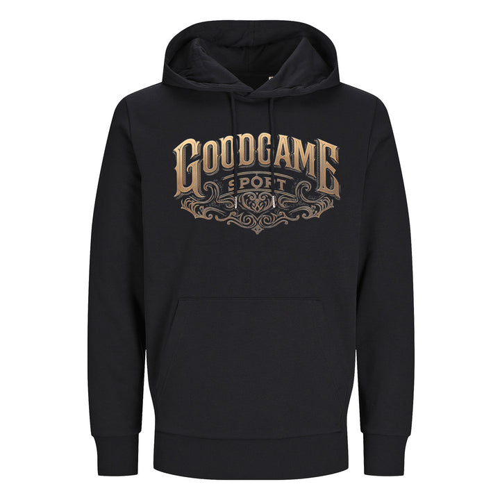 Sweat capuche Typo fleurs