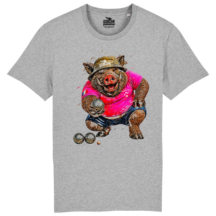 T-shirt  pétanque sanglier
