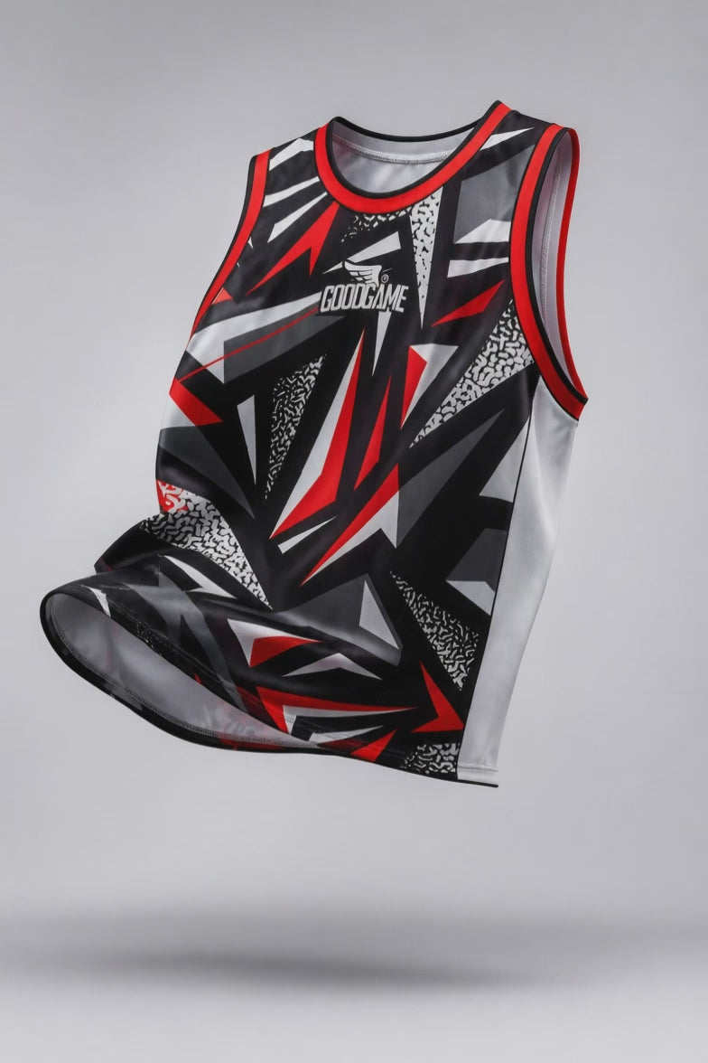 Super débardeur Cut Noir et rouge NBA